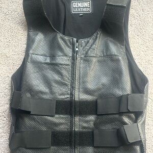 Wilsons Leather Black Vest